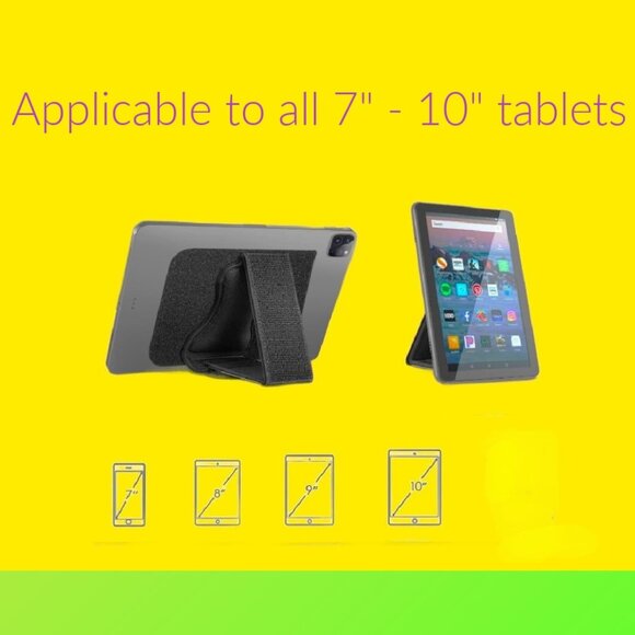 FINTIE Multi-function Padded Hand Strap Holder Stand Support 7"-10" Tablets NEW - Picture 4 of 5